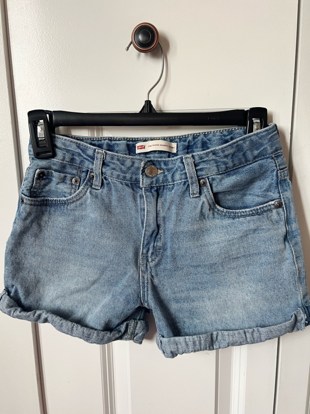 Levi's Light Blue Denim Kids Shorts